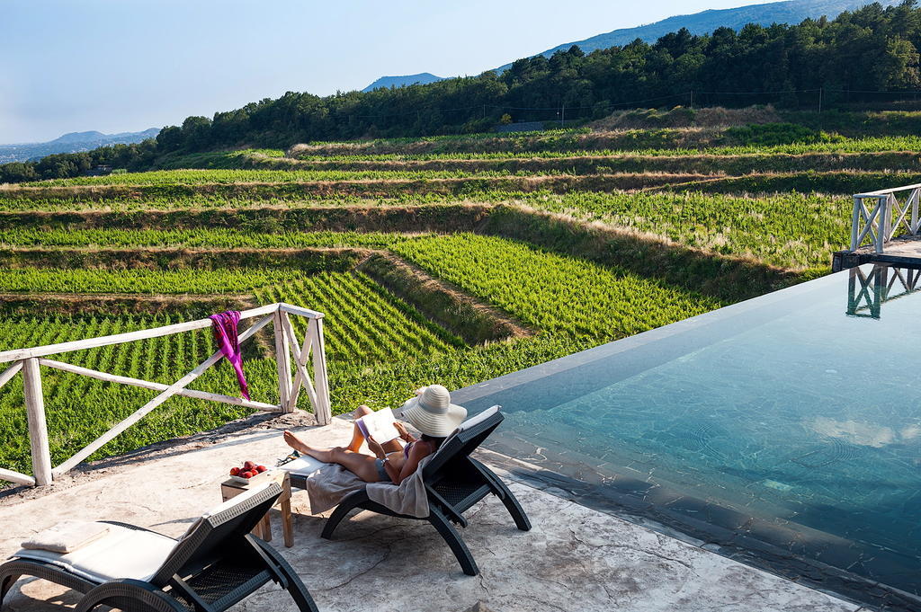 Wine Resort Villagrande Milo Bagian luar foto