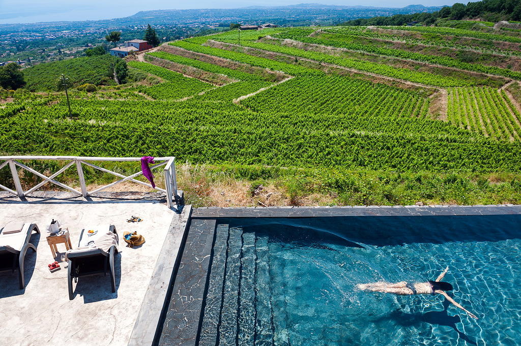 Wine Resort Villagrande Milo Bagian luar foto