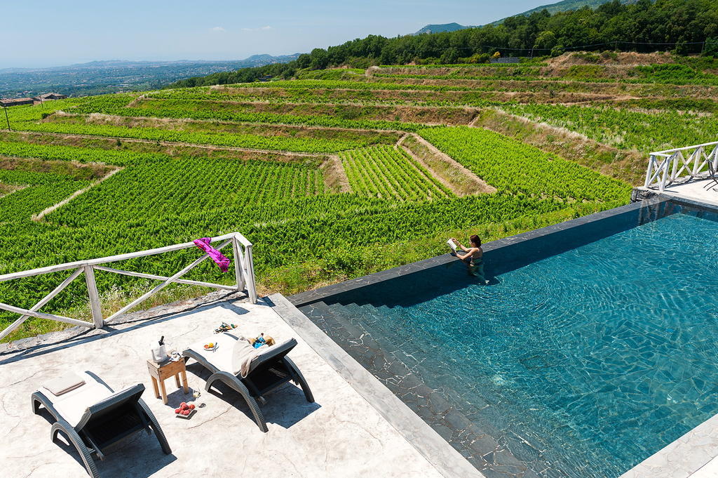 Wine Resort Villagrande Milo Bagian luar foto