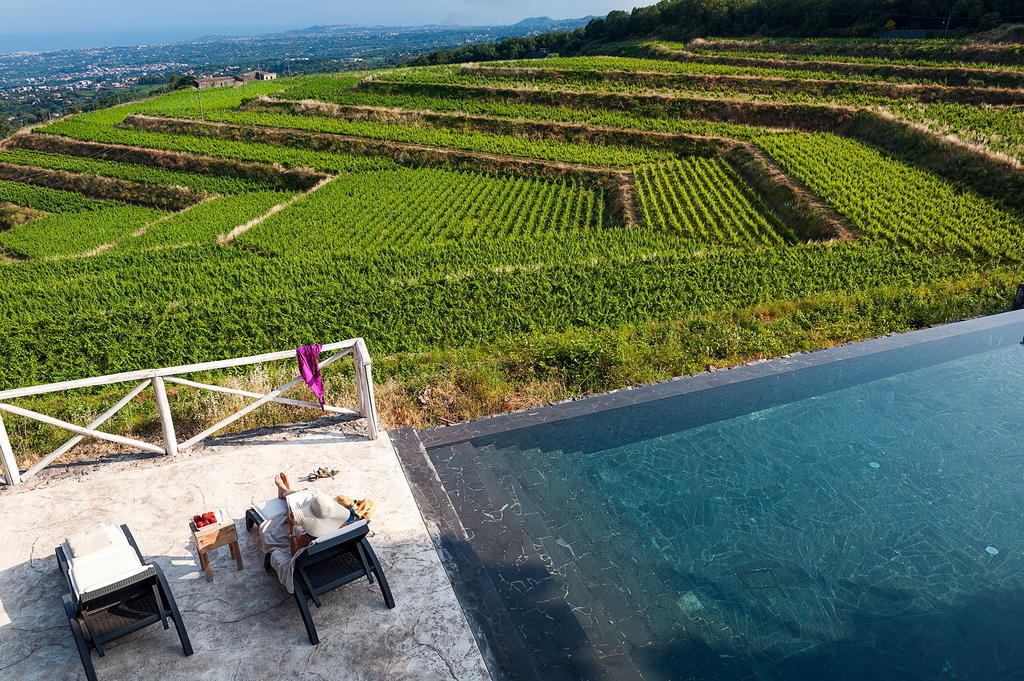 Wine Resort Villagrande Milo Bagian luar foto